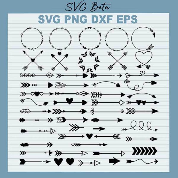 Arrow boho bundle svg