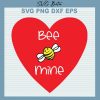 Bee Mine Valentine Svg