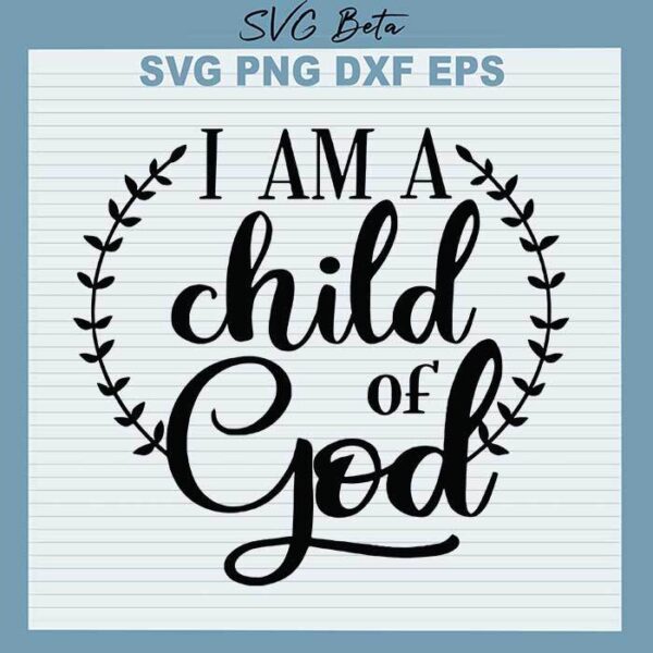 A child of God svg