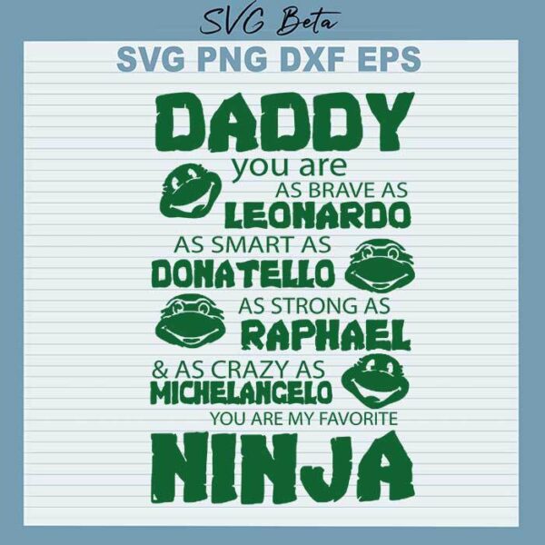 Ninja Daddy svg