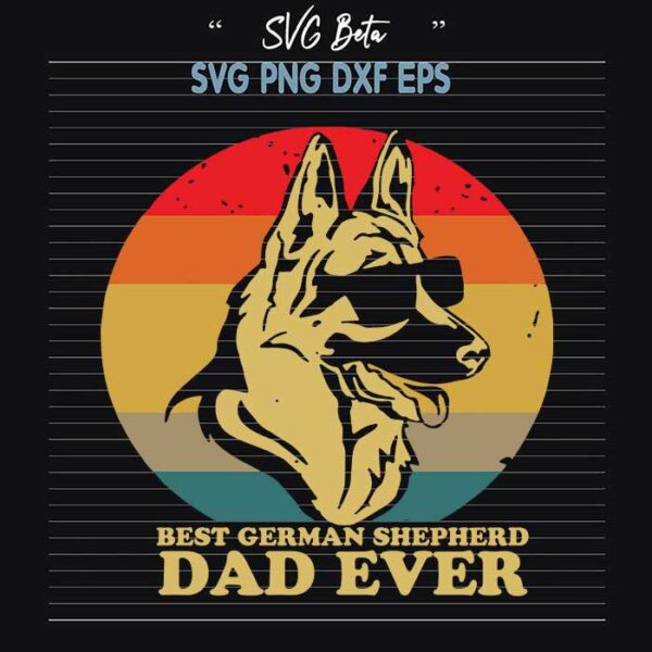 German shepherd dad ever SVG