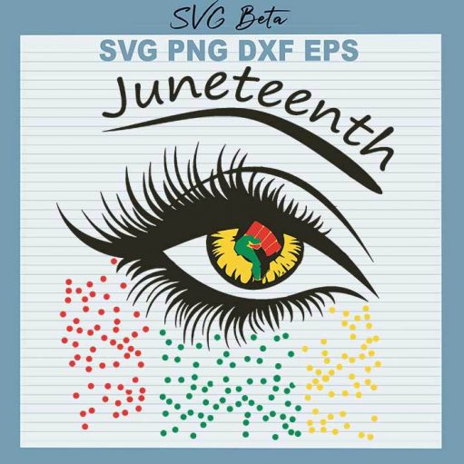 Juneteenth Eye svg