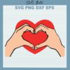 Hand heart svg