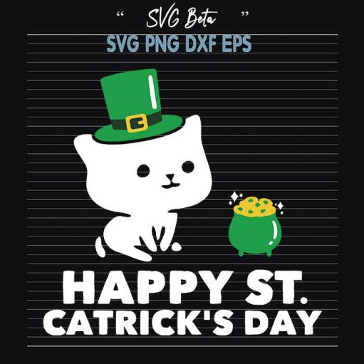 Happy St Catricks Day Svg