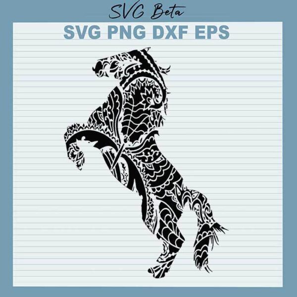 Mandala Horse svg