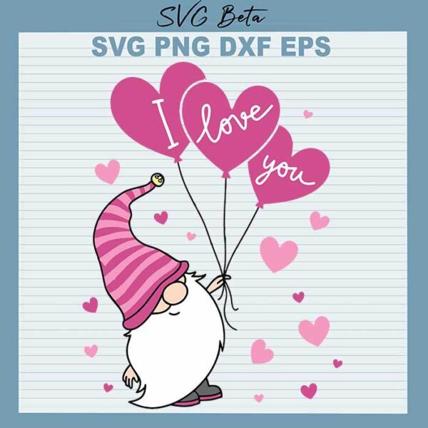 I love you Gnome svg