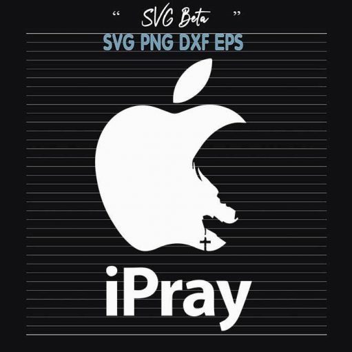 I pray svg