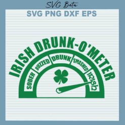 Irish drunk o meter svg