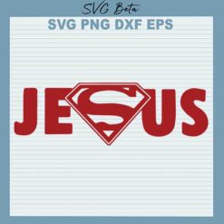 Jesus Superhero svg