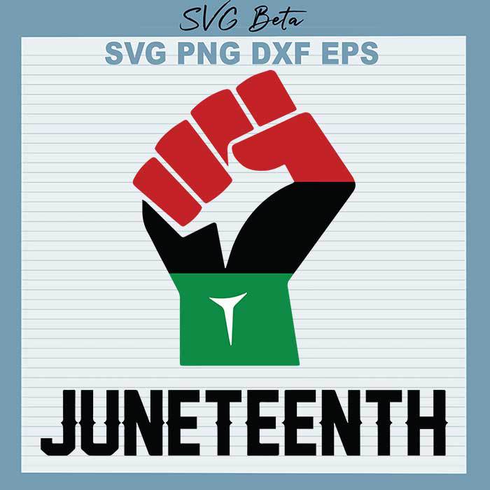 Juneteenth racism SVG file for craft and handmade cricut products