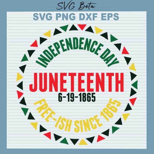 Juneteenth Is My Independence Day svg