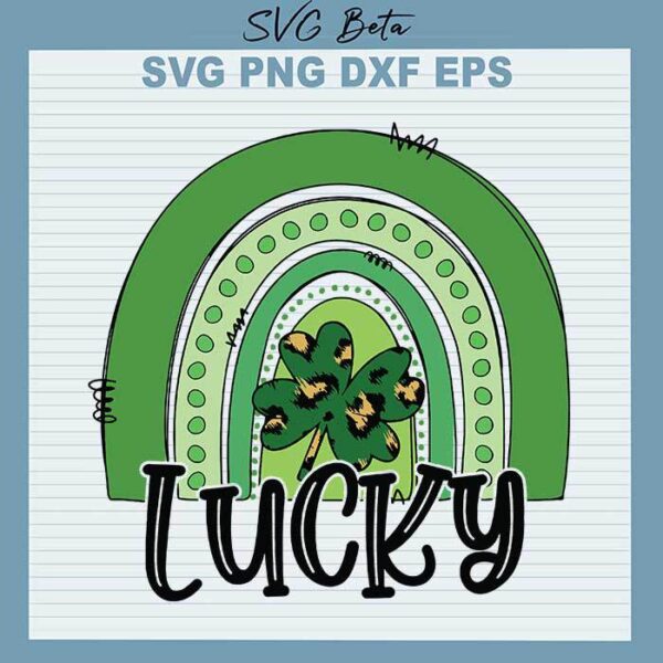 St Patricks Day Rainbow svg