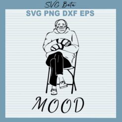 Bernie sanders mittens mood svg