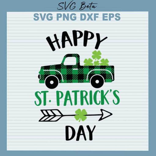 Vintage Truck Patricks Day svg