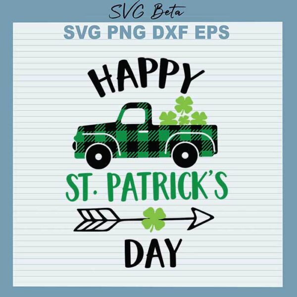 Vintage Truck Patricks Day svg