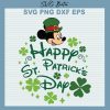 Mickey St Patricks Day Svg