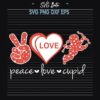 Peace love cupid svg