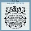Faith it makes them possible svg