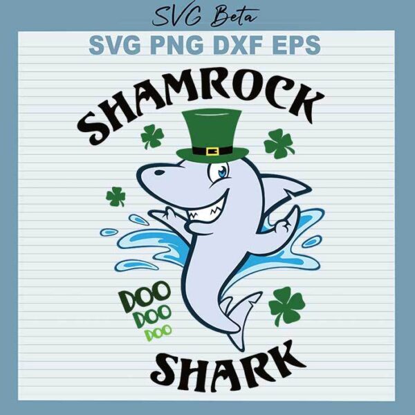 Shamrock Shark Doo Doo svg
