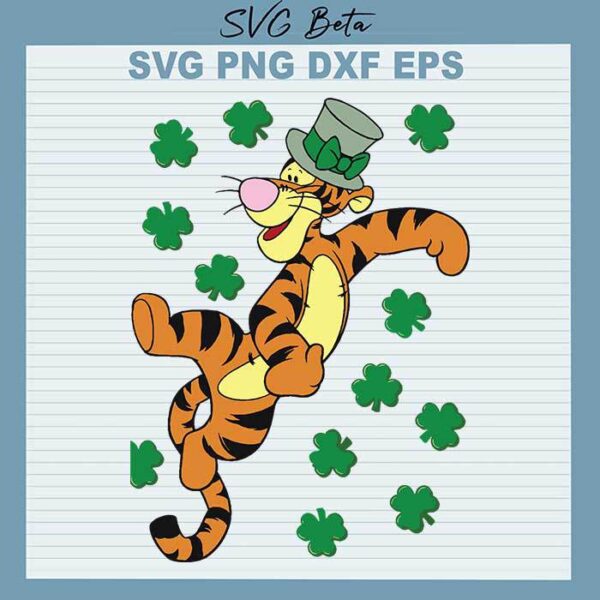 Patricks Day Winnie The Pooh svg