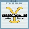 Yellowstone dutton ranch svg