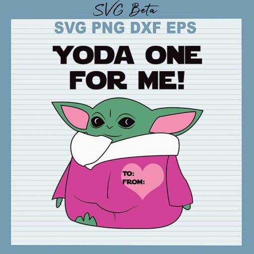 Yoda one for me svg