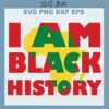 I am black history svg