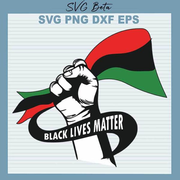 Black lives matter svg