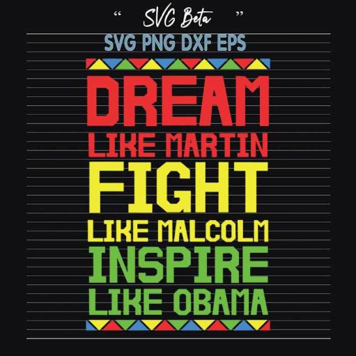 Dream like Martin svg