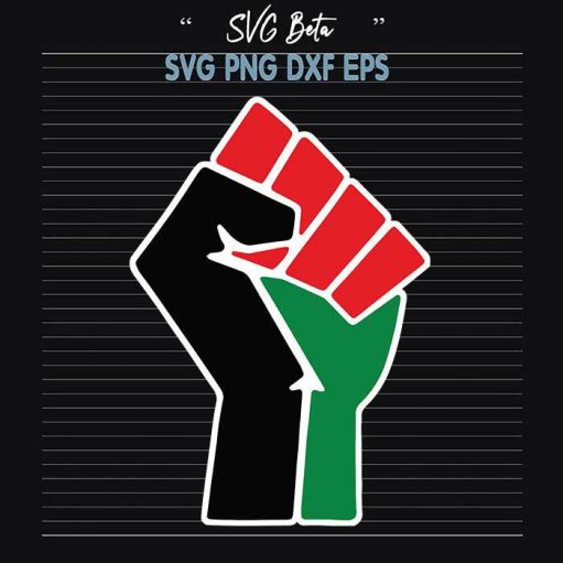 Black hand power svg