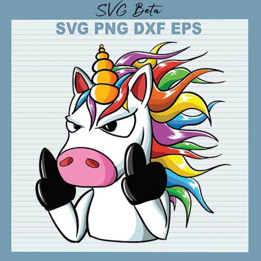 Unicorn finger fuck svg