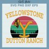 Yellowstone Dutton Ranch Logo Svg