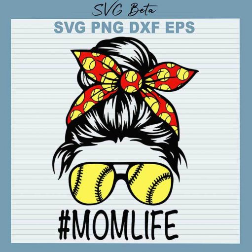 Softball Mom Life svg