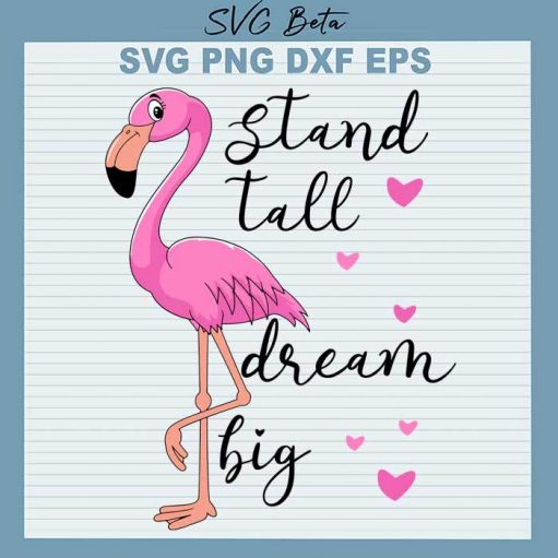 Stand tall dream big svg