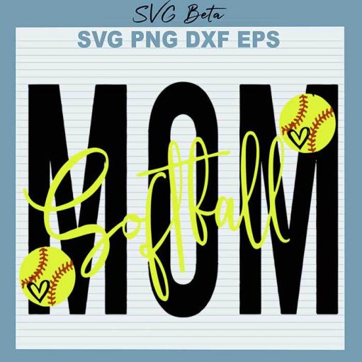 Softball Mom funny svg