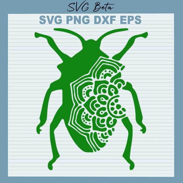 Mandala Insect svg
