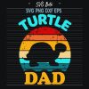 Turtle Dad Svg