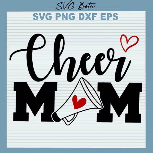 Cheer Mom svg