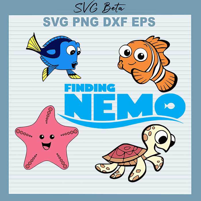 Finding Nemo Svg File For Craft Handmade Cricut Products