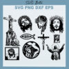 Jesus Face Bundle svg