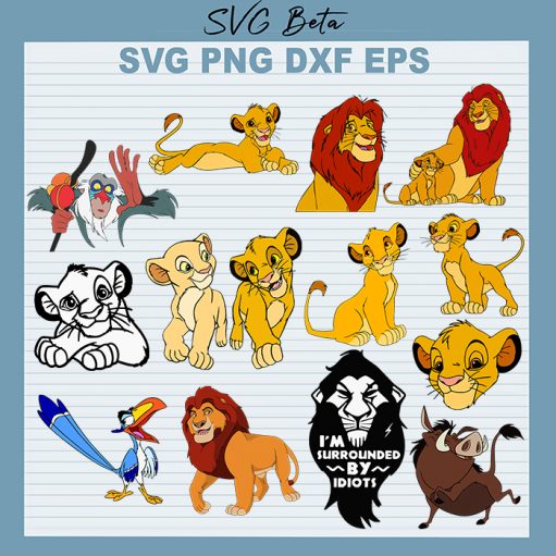 Disney Lionking Bundle svg