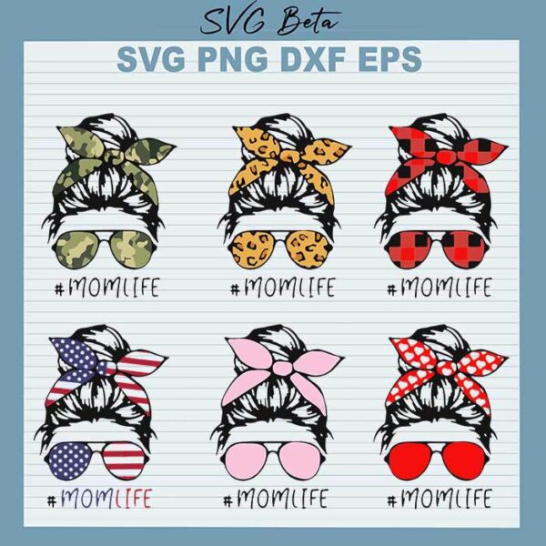 6 mom life bundle svg
