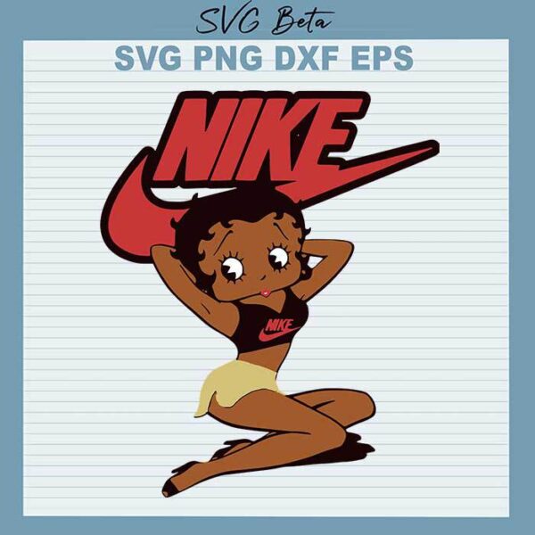 Betty Boop Nike svg