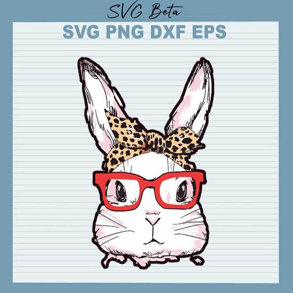 Mama rabbit happy easter svg