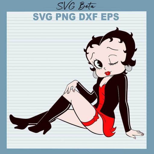 Sexy Betty Boop Svg