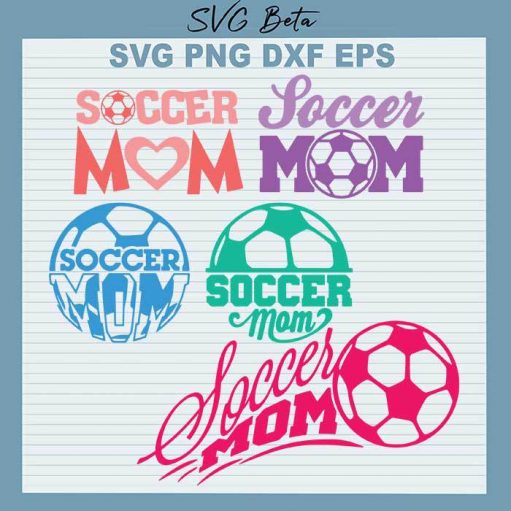 Soccer Mom Bundle Svg