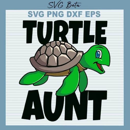 Turtle Aunt Svg