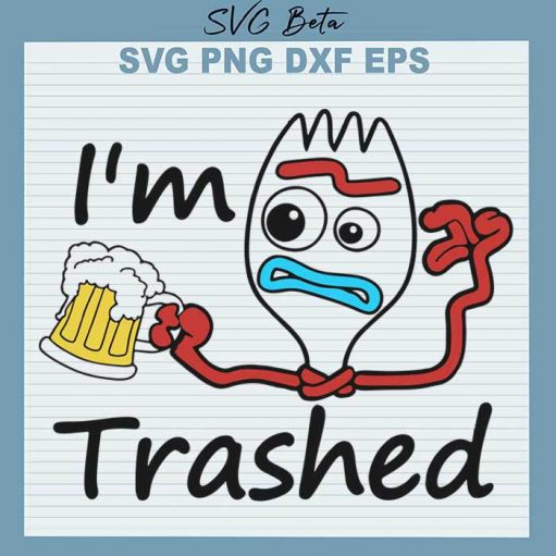 Im Trashed Forky svg