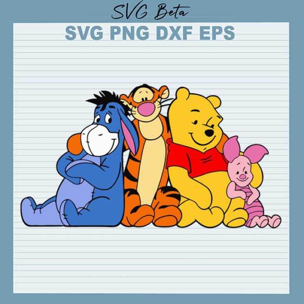 Winnie The Pooh Friend svg
