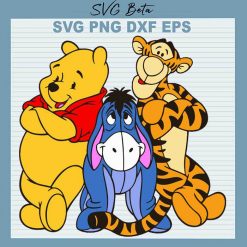 Disney Winnie The Pooh Friend SVG File Craft Handmade Cricut